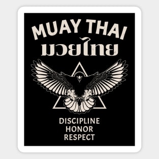 Muay Thai Eagle Magnet